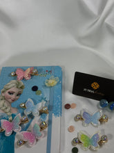 Glitter butterfly pins for baby girls